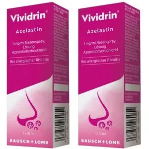 Vividrin Azelastin Nasenspray bei Heuschnupfen und Allergien