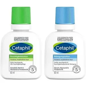 Cetaphil Feuchtigkeitslotion + Reinigungslotion