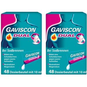 GAVISCON Dual Suspension mit Zweifachwirkung gegen Sodbrennen