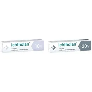 Ichtholan Zugsalbe 10% + Zugsalbe 20%
