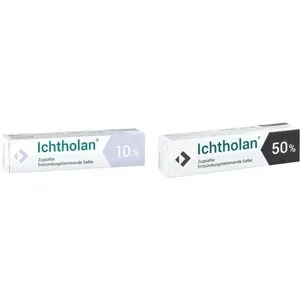 Ichtholan Zugsalbe 10% + Zugsalbe 50%