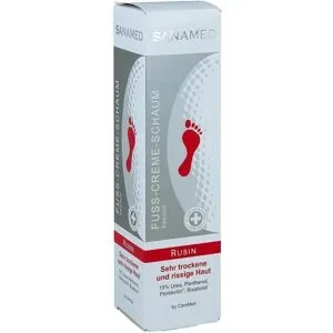 Rubin Sanamed Fuss-creme-schaum