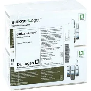 Ginkgo-Loges Injektionslösung D4 Ampullen