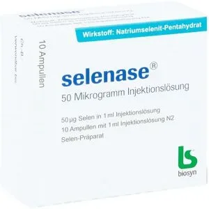 Selenase 50 Mikrogramm Injektionslösung