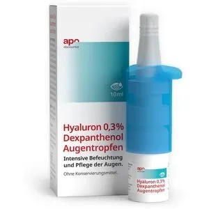 Pflegende Augentropfen Hyaluron & Dexpanthenol v. apodiscounter