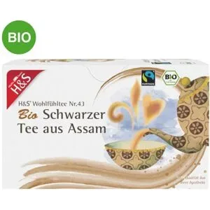 H&s Bio Schwarzer Tee Aus Assam Filterbeutel