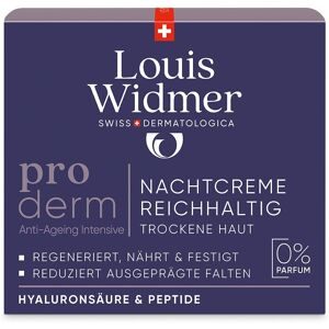 Louis Widmer proderm Nachtcreme Reichhaltig unparfümiert