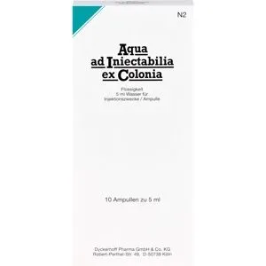 Aqua Ad Iniectabilia ex Colonia Ampullen