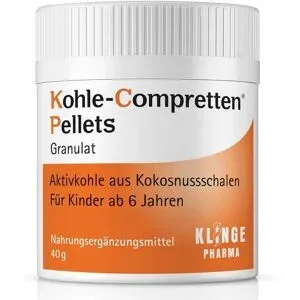 Kohle Compretten Pellets Granulat
