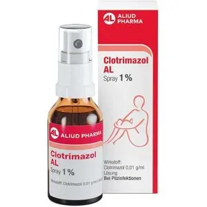 ALIUD Pharma GmbH, Clotrimazol AL Spray 1% bei Fußpilz