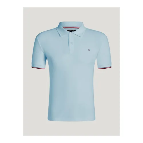 Tommy Hilfiger Equestrian Poloshirt Davis Herren - Sweet Blue -  Farbe: Sweet Blue, Grösse: M