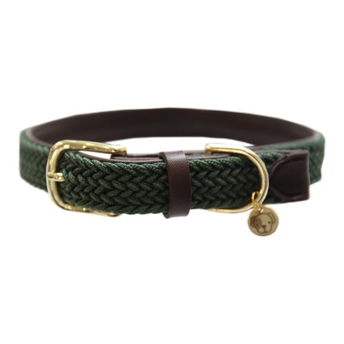 Kentucky Dogwear, Kentucky Dogwear Hundehalsband Nylon geflochten - olive green