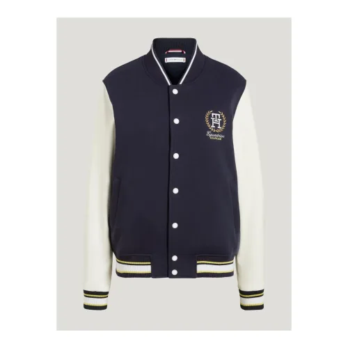 Tommy Hilfiger Equestrian Jacke Mayfield College Damen - Desert Sky -  Grösse Bekleidung Damen: XL