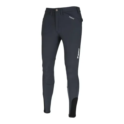 Pikeur Reithose Rodrigo Grip II Kniebesatz Herren - dunkelgrau Farbe: Dunkelgrau, Grösse Bekleidung Herren: 48