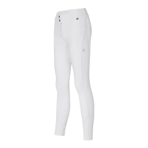 Kingsland Reithose Kira H Shape Vollgrip Damen - White -  Grösse Bekleidung Damen: 36, Farbe: White