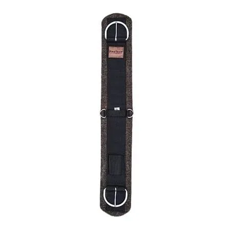 Western Imports Filzgurt aus Wollfilz - Schwarz -  Länge: 28''