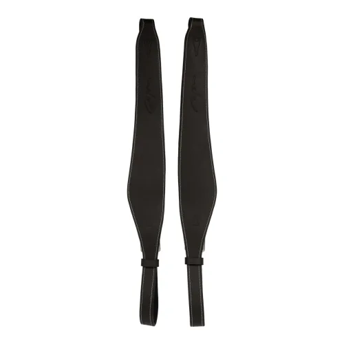 Dy'on Leder Steigbügelriemen Mono - Schwarz -  Farbe: Schwarz, Grösse: M