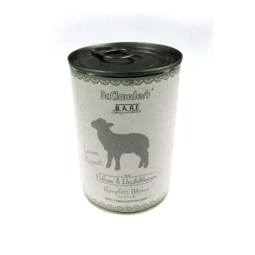 Dr.Clauder's Barf Komplett Menü Lammragout - Natur -  Grösse: 6 x 800 g