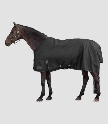 Waldhausen Weidedecke Nordic Light - Schwarz -  Farbe: Schwarz, Grösse Pferdedecken: 125 cm