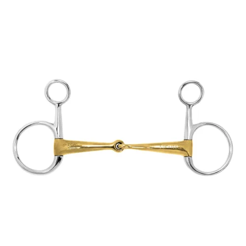 Stübben Baucher Einfach gebrochen Sweet Copper Stärke: 16 mm, Gebisslängegrösse: 13.5 cm