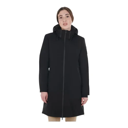 Equestro Daunenmantel Basic Damen - Schwarz -  Grösse: M