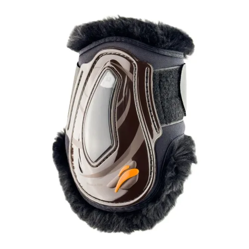 eQuick Streichkappen eAIRSHOCK LEGEND VELCRO FLUFFY - Braun -  Grösse: S, Farbe: Braun