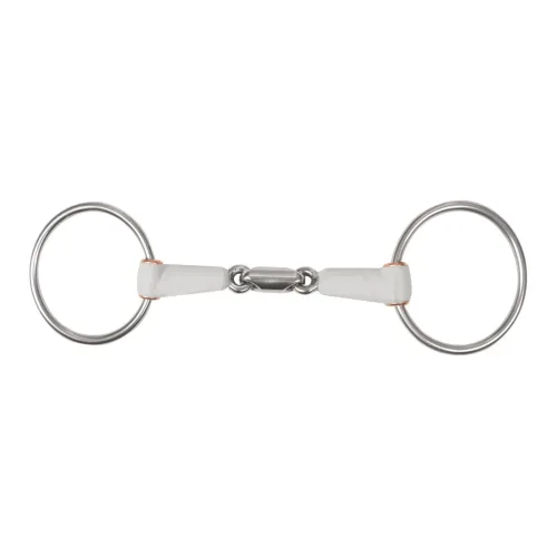 Beris Gebisse Wassertrense, doppelt gebrochen, Ring 7,5cm - Silber -  Grösse: 12,5 cm