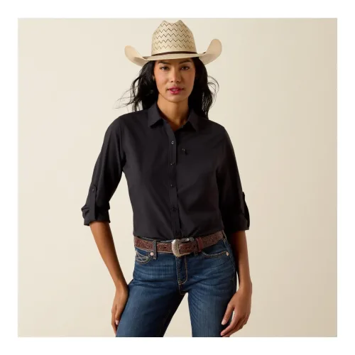 Ariat T-Shirt VentTek Western Damen - Black -  Grösse: XS