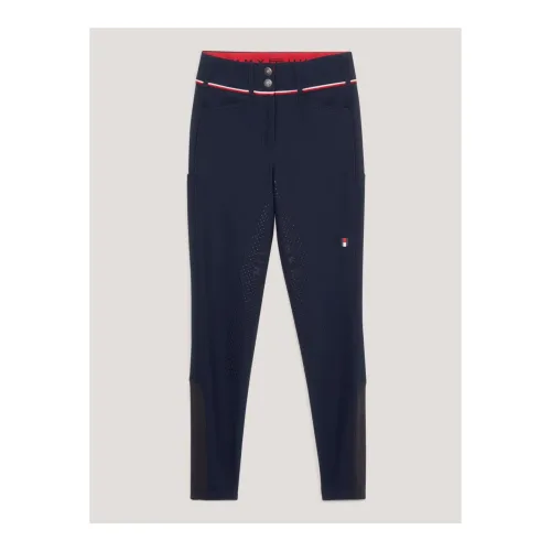 Tommy Hilfiger Equestrian Reithose Geneva Vollgrip Damen - Desert Sky -  Grösse Bekleidung Damen: L