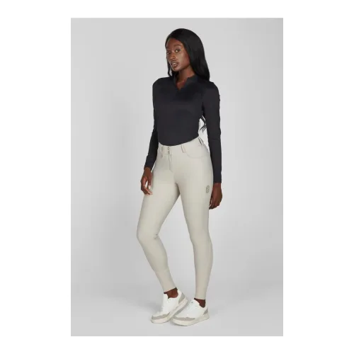 Pikeur Reithose Ceelina SD Highwaist Kniegrip - Pearl Gray -  Grösse: 36