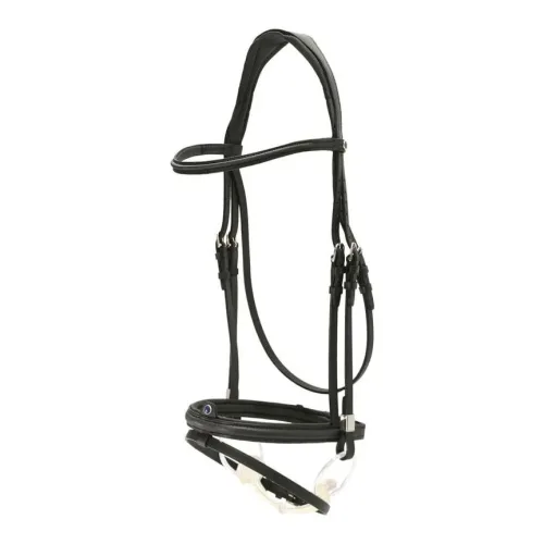Stübben Trensenzaum 2700 Pro-Jump mit Slide&Lock Verschluss - Schwarz -  Farbe: Schwarz, Grösse Zaum: Pony