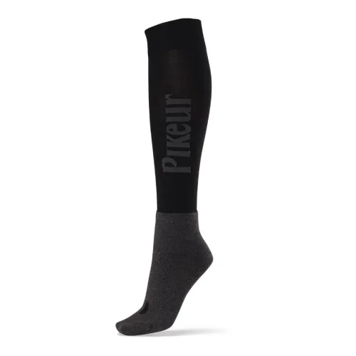 Pikeur Kniestrumpf - Black -  Socken: 35-40, Farbe: Black
