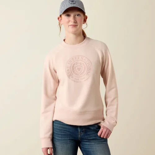 Ariat Sweatshirt Martine Kinder - Sepia Rose -  Grösse: S