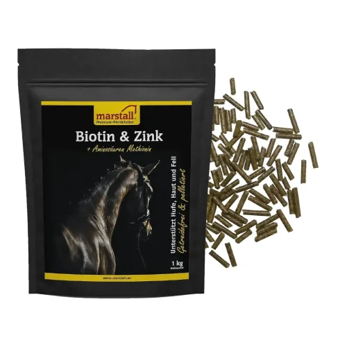 Marstall Biotin & Zink, pelletiert - Schwarz -  Inhalt: 1 kg