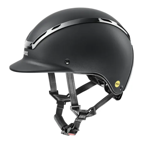 Uvex Reithelm Exxeed Mips - Black Mat -  Reithelmgrössen: 56-58