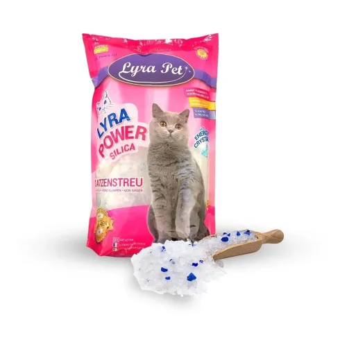 Lyra Pet Lyra Power Silica Silikat Katzenstreu - Rosa -  Inhalt: 6 x 5 l