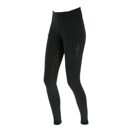 Covalliero Reitleggings Equona Kinder - Schwarz -  Grösse Bekleidung Kinder: 164/170