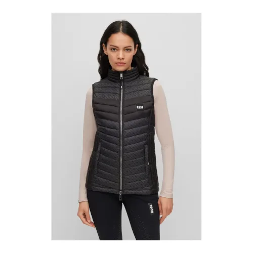 BOSS Equestrian Weste Bea Monogram Damen - Black -  Grösse Bekleidung Damen: M