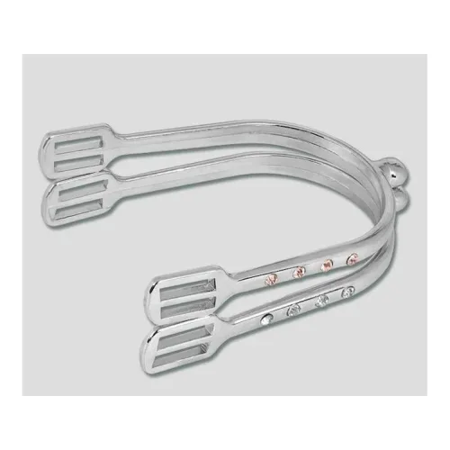 Waldhausen Sporen-Set Crystal Damen - Weiss -  Länge: 20 mm