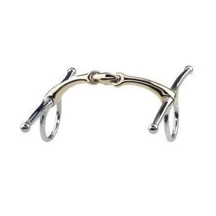 Sprenger Schenkeltrense Dynamic RS Sensogan doppelt gebrochen - 16mm - Gold, Silber, Multi -  Gebisslängegrösse: 12.5 cm