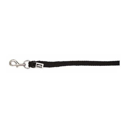 Eskadron Führstrick DuraSoft Karabinerhaken vernickelt - schwarz Farbe: Schwarz, Grösse: One Size
