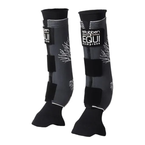 Stübben EQUI Compress Set Hinterbeine - Schwarz -  Grösse Gamaschen: L