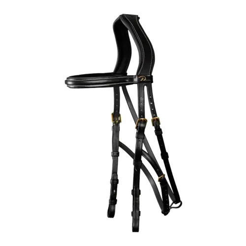 Zaum Hackamore Dy'on Collection - schwarz Farbe: Schwarz, Grösse Zaum: Full