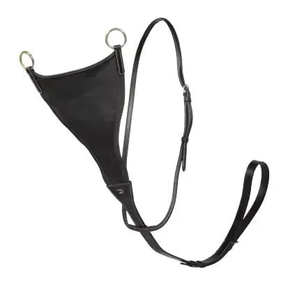 Dy'on Geschlossene Elastische Martingal - Schwarz -  Grösse Pferd: Cob, Farbe: Schwarz