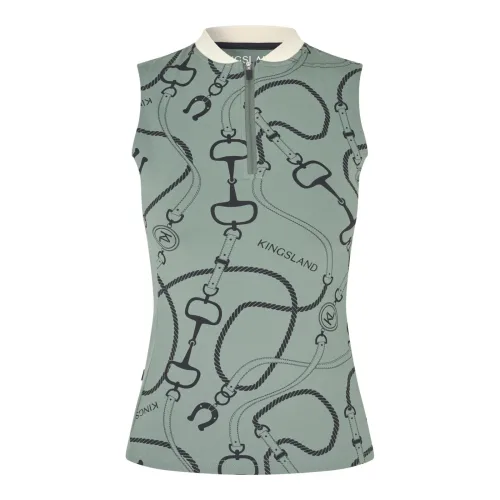 Kingsland Trainingsshirt KLLarissa Damen - Green Agave -  Grösse: M