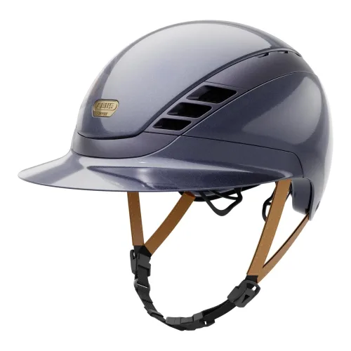 Abus Reithelm AirLuxe PURE LV - shiny metallic ocean -  Farbe: shiny metallic ocean, Grösse: 55-57 cm