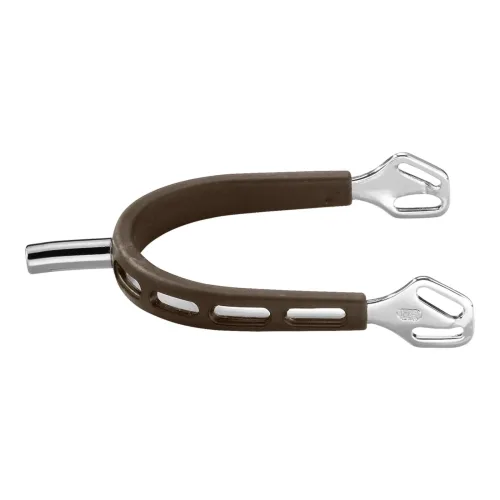 Sprenger Sporen ULTRA fit BROWN GRIP flacher Hals - Braun -  Grösse Sporen: 25 mm