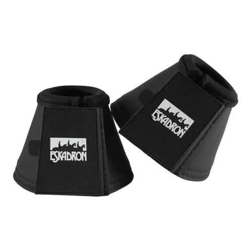 Eskadron Sprungglocken Kunstleder - schwarz Farbe: Schwarz, Grösse Hufglocken: XL
