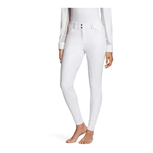 Ariat Reithose Tri Factor Vollgrip Damen - White -  Farbe: White, Grösse Bekleidung Damen: 34
