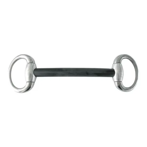 Sprenger Olivenkopf Stangengebiss - Hartcarbon mit ovalen Ringen Gebisslängegrösse: 13.5 cm